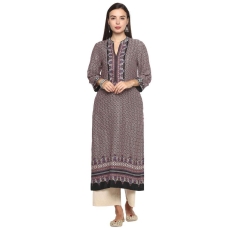 BIBA Women Cotton Straight Kurti